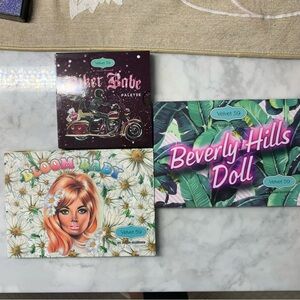 Velvet 59 By Paris Manning Eyeshadow Palette Lot Bloom baby Biker Babe Beverly